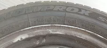 Ζάντα 15αρα με λάστιχο 165/65 R15 
