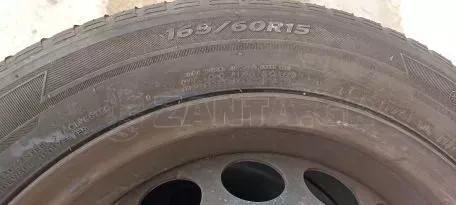 4αδα ζάντες 15αρες με λάστιχα 165/60 R15 
