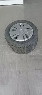 2 ζάντες 14αρες με τάσια και λάστιχα 165/65 R14 