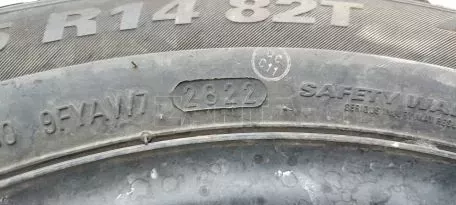 3 ζαντες 14αρες με λάστιχα 2022 175/65 R14 