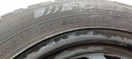4 ζάντες 15αρες με λάστιχα 2017 175/65 R15 
