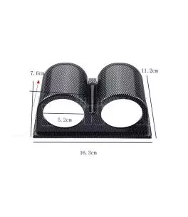 Κονσόλα - βάση για 2 όργανα μέτρησης 52 mm - carbon 