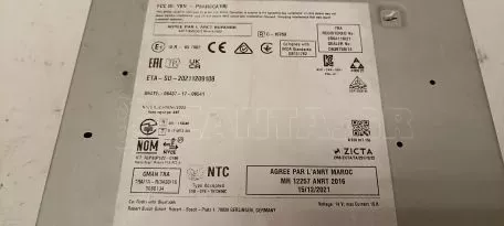 Κεφαλή Μονάδας Radio CD GPS από CITROEN C3 - 9851901880 