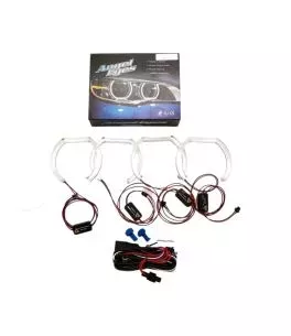 Δαχτυλίδια angel eyes για  BMW F30 - U-Design Crystal λευκά 