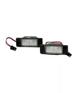 Πλαφονιέρα πίσω πινακίδας για Nissan Qashqai / Juke / X-Trail (2007+) - 2 τμχ. 