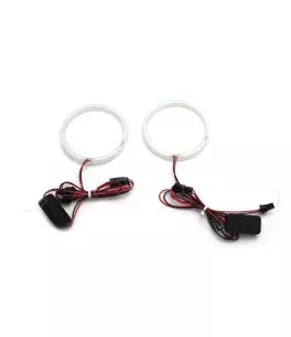 Led Angel eyes για Alfa Romeo 159 - Lightbar design Mat - λευκό χρώμα 