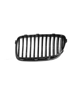 Μάσκα για BMW  F10 / F11  (2010+) -  μαύρη γυαλιστερή - 2τμχ. 