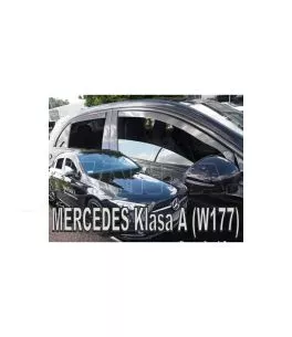 Ανεμοθραύστες για MERCEDES A-Class W177 (2019+) 5d - 4 τμχ. εμπρός και πίσω 