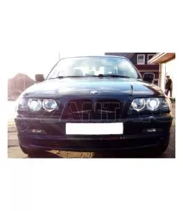 Μάσκα για BMW E46 sedan / combi (1998-2001) και compact (2001-2005)  - μαύρη Piano Design - 2τμχ. 