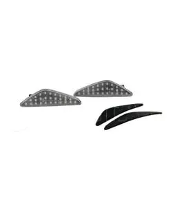 Led φλας για BMW X3 , X5 , X6 - χρωμίου με τρεχούμενο φλας - σετ 2τμχ. 