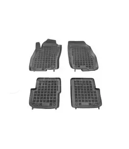 Λαστιχένια πατάκια Rezaw Plast για Fiat Punto Evo (2009+) - τύπου σκαφάκι - 4τμχ. 