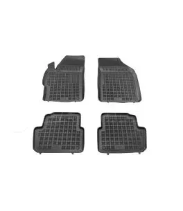 Λαστιχένια πατάκια Rezaw Plast για Chevrolet Spark II (2013+) - facelifting - τύπου σκαφάκι - 4τμχ. 
