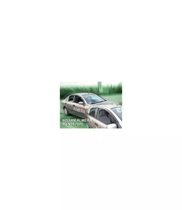 Ανεμοθραύστες για NISSAN ALMERA N16 (2000-2005) 4, 5 πορτο - 2 τμχ. εμπρός - αυτοκόλλητοι