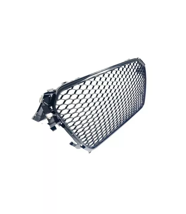 Μάσκα χωρίς σήμα για Audi A4 B8 (2011-2014) - RS LOOK - με πλαίσιο χρωμίου
