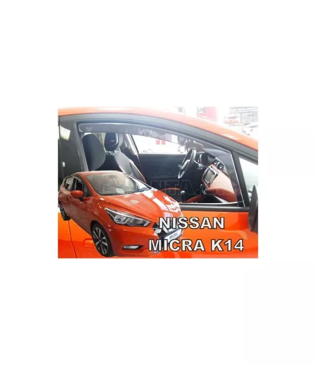 Ανεμοθραύστες για Nissan Micra Κ-14 (2017+) 5 πορτο - 2 τμχ. εμπρός