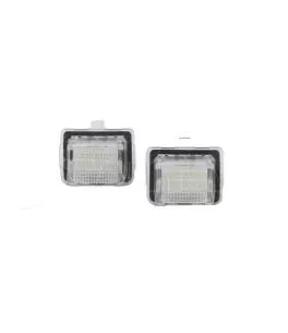 Πλαφονιέρα πίσω πινακίδας για Mercedes W204 / W212 / C207 / W221 - με αυθεντικό φις - 2 τμχ. 