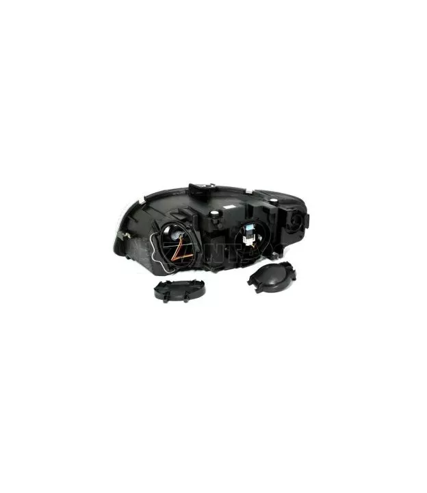 Φανάρια εμπρός led για Audi A4 B7 (2004-2008) - chrome , με λάμπες (Η1) - σετ 2τμχ.