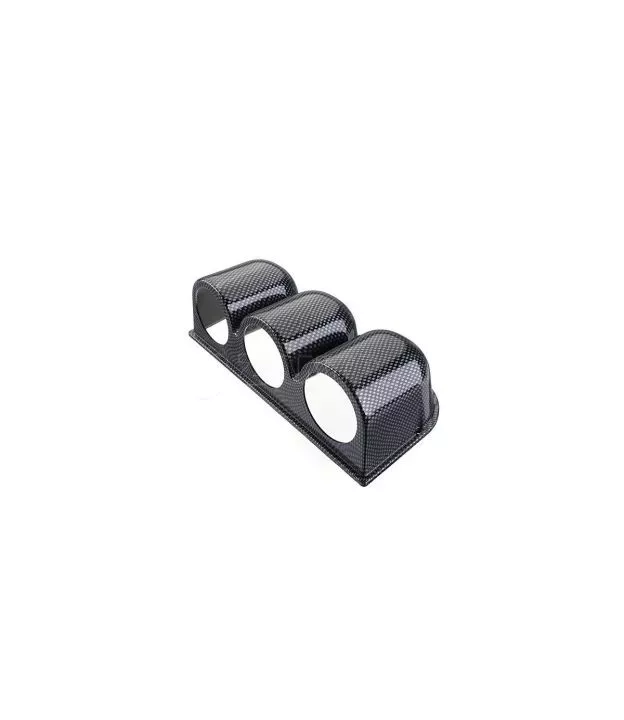 Κονσόλα - βάση για 3 όργανα μέτρησης 52 mm - carbon