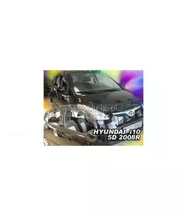 Ανεμοθραύστες για Hyundai i10 (2008+) 5 πορτο - 4 τμχ. εμπρός και πίσω 