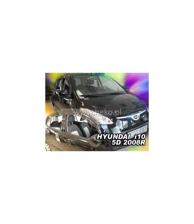 Ανεμοθραύστες για Hyundai i10 (2008+) 5 πορτο - 4 τμχ. εμπρός και πίσω