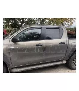 Ανεμοθραύστες για Toyota Hilux (2015+) 4 πορτο - 4 τμχ εμπρός και πίσω 