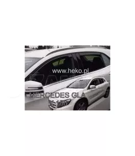 Ανεμοθραύστες για Mercedes GLA X156 (2014+) 5 πορτο - 4 τμχ. εμπρός και πίσω 