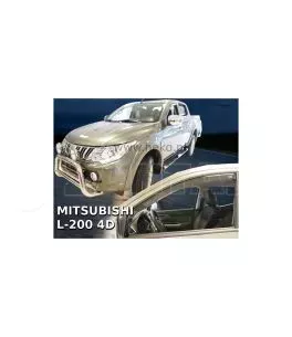Ανεμοθραύστες για Mitsubishi  L-200  (2015+) 4 πορτο  - 2 τμχ. εμπρός 