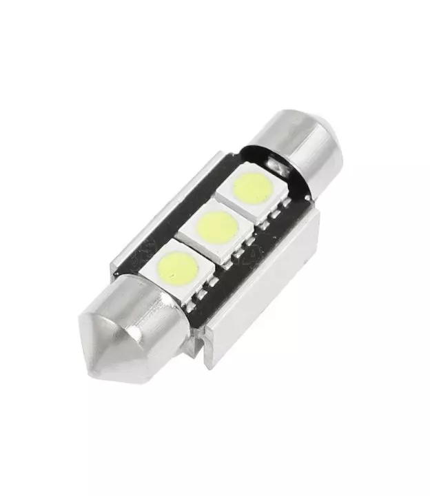 Led λάμπα για πλαφονιέρα CANBUS με 3 SMD led 36 mm - 1τμχ.