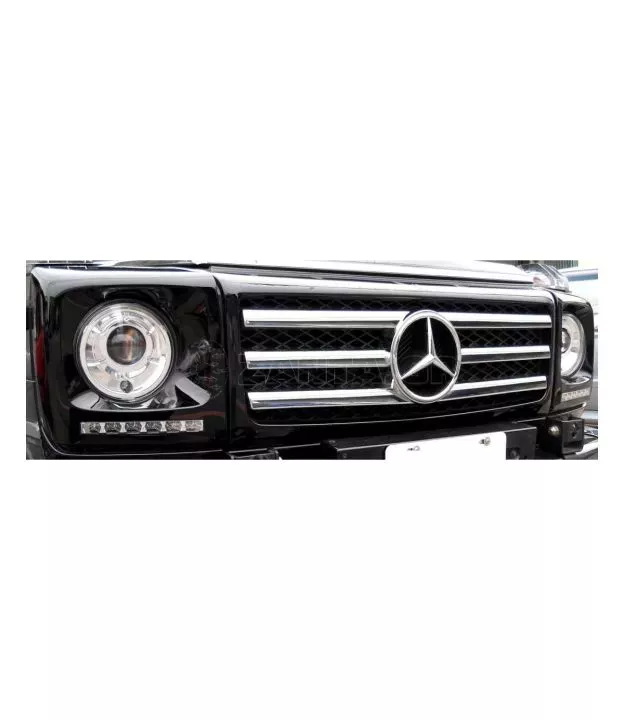 Φώτα ημέρας για Mercedes W461 / W463 G-CLASS (1989-2010) - ασημένια σετ 2τμχ.