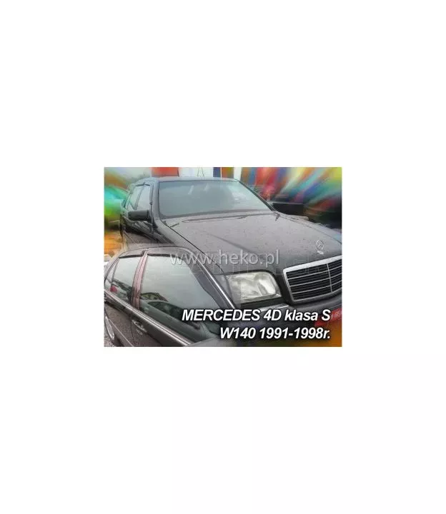 Ανεμοθραύστες για Mercedes W126 (1979-1991) sedan - 2 τμχ. εμπρός