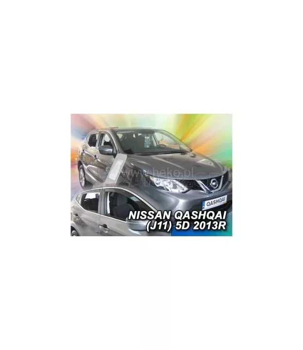Ανεμοθραύστες για Nissan Qashqai (2013+) 5 πορτο - 4 τμχ. εμπρός και πίσω