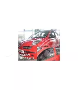 Ανεμοθραύστες για Nissan Micra (2002-2010) 5 πορτο - 4 τμχ. εμπρός και πίσω 
