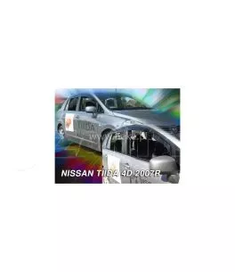 Ανεμοθραύστες για Nissan TIIDA (2007+) 4/5 πορτο - 2 τμχ. εμπρός 