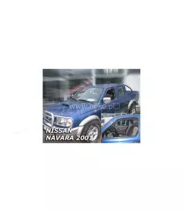 Ανεμοθραύστες για Nissan Navara / Pick Up (2001-2005) μονή / διπλή / μιάμιση καμπίνα - 2 τμχ. εμπρός 