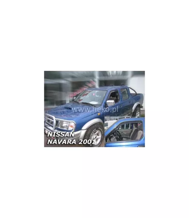 Ανεμοθραύστες για Nissan Navara / Pick Up (2001-2005) μονή / διπλή / μιάμιση καμπίνα - 2 τμχ. εμπρός