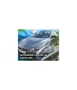 Ανεμοθραύστες για Mitsubishi Lancer (2007+) 4/5 πορτο - 4 τμχ. εμπρός και πίσω αυτοκόλλητοι 