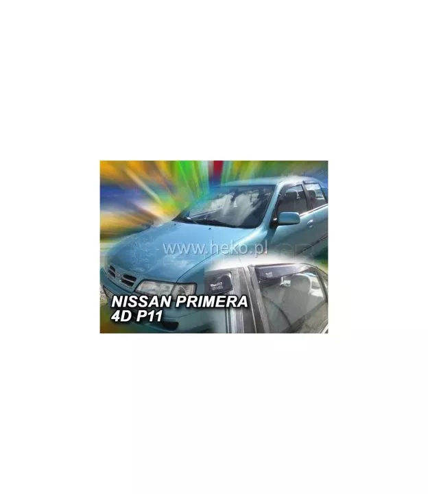 Ανεμοθραύστες για Nissan Primera (2002+) 5 πορτο , sedan - 4 τμχ. εμπρός και πίσω