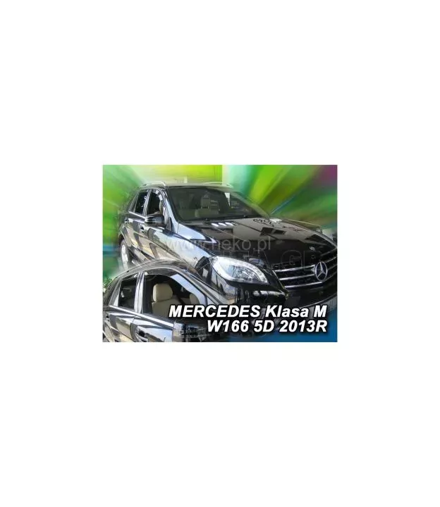 Ανεμοθραύστες για Mercedes ML W166 (2011+) / GLE W292 (2016-2019) 5 πορτο - 4 τμχ. εμπρός και πίσω
