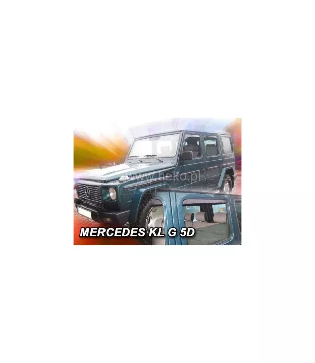 Ανεμοθραύστες για Mercedes G-Class W463 (1990-2018) 5 πορτο - 4 τμχ. εμπρός και πίσω
