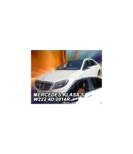 Ανεμοθραύστες για Mercedes S-Class W222  (2013+) sedan - 4 τμχ. εμπρός και πίσω 