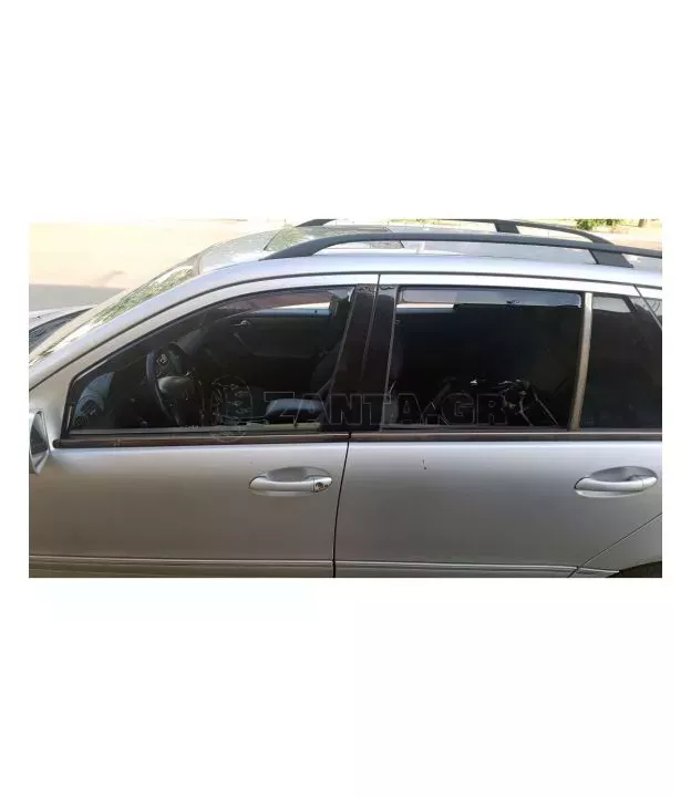 Ανεμοθραύστες για Mercedes C-Class W203 (2000-2007) sedan - 4 τμχ. εμπρός και πίσω