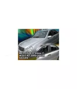 Ανεμοθραύστες για Mercedes C-Class W203 (2000-2007)  sedan - 4 τμχ. εμπρός και πίσω 