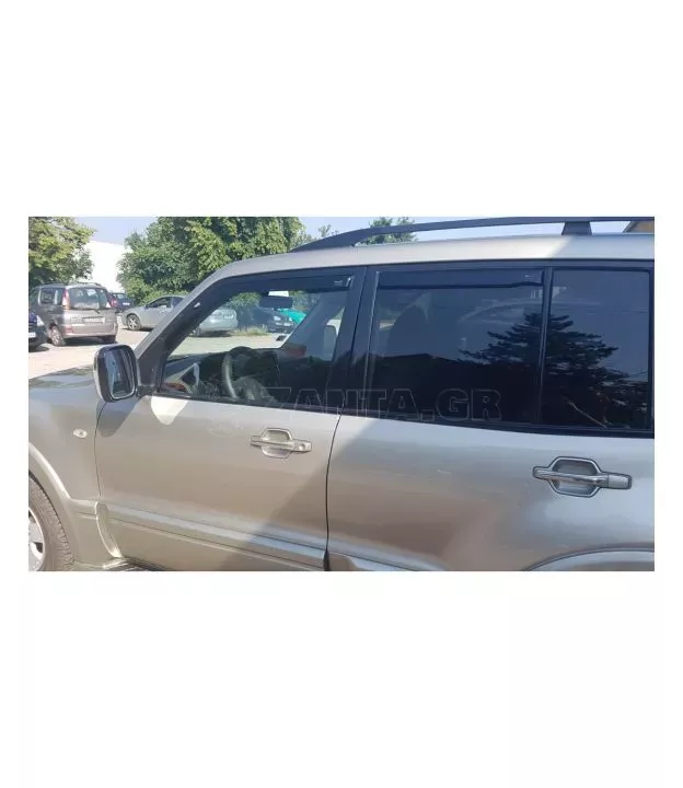 Ανεμοθραύστες για Mitsubishi Pajero Wagon (2000+) 5 πορτο - 4 τμχ. εμπρός και πίσω