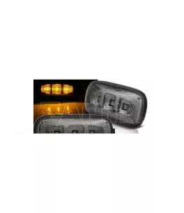 Led φλας για Audi A4 B6 B7  (2001-2008)  -  φιμέ - σετ 2τμχ. 