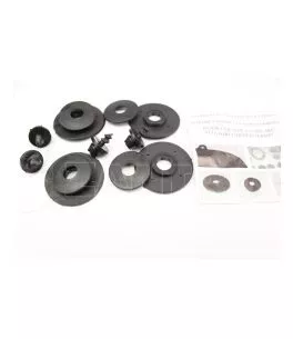 Λαστιχένια πατάκια Rezaw Plast για Isuzu D-Max (2012+) - τύπου σκαφάκι - 3τμχ. 