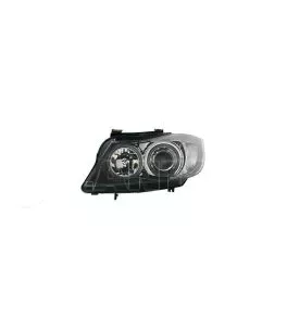 Φανάρια εμπρός angel eyes για BMW E90(2005-2009) - black , χωρίς λάμπες (Η7) - σετ 2τμχ. 