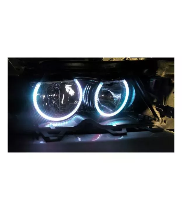 RGB δαχτυλίδια angel eyes led με επικάλυψη ματ για BMW E36 / E38 / E39 με τηλεχειρισμό για αλλαγή χρώματος