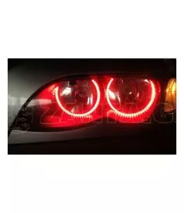 RGB δαχτυλίδια angel eyes led για BMW E46 coupe (1998-2003) / BMW E46 Sedan, Combi (1998-2005) - με τηλεχειρισμό για αλλαγή χρωμ 