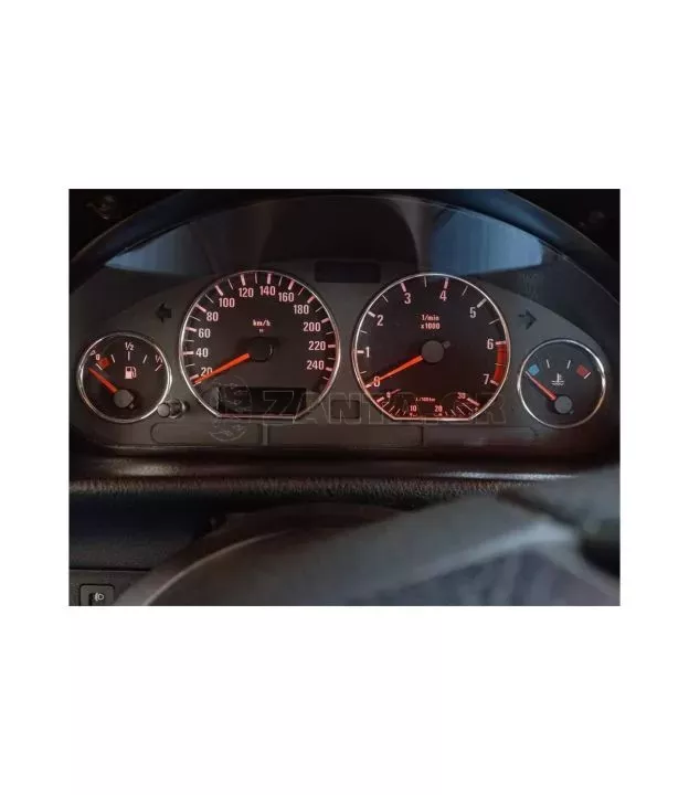 Δαχτυλίδια καντράν για BMW E36 / Z3 (1991-1999) - χρωμίου