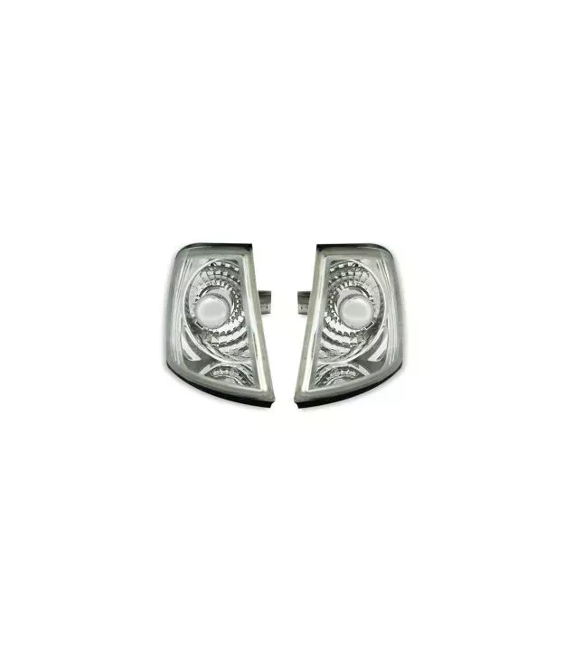 Φλας δίπλα στο φανάρι για Audi A3 (1995-2000) - χρωμίου - σετ 2τμχ.
